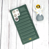 S23 Ultra Green Puffer Case